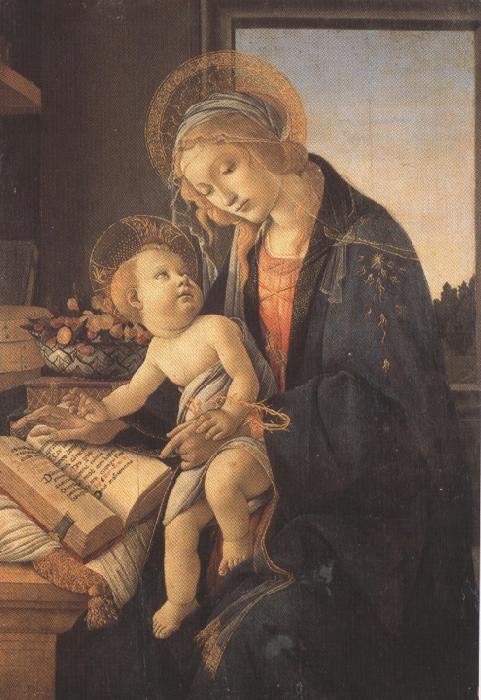 Sandro Botticelli Madonna and child or Madonna of the Bood (mk36) oil painting picture